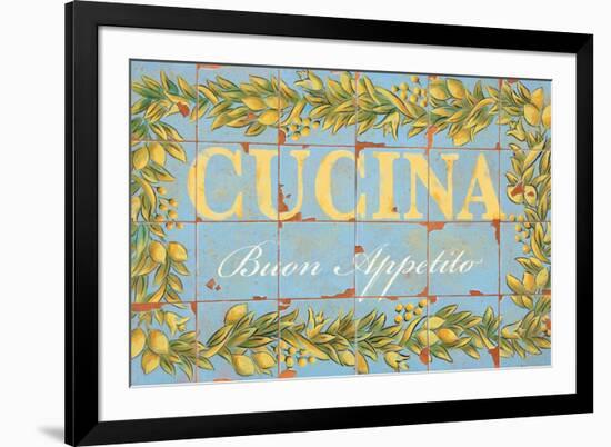 Mediterranean Cucina-Michael Letzig-Framed Art Print