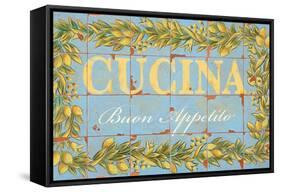 Mediterranean Cucina-Michael Letzig-Framed Stretched Canvas