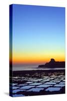 Mediterranean Europe, Malta, Gozo Island, Salt Pans at Sunrise, Xwejni Bay-Christian Kober-Stretched Canvas