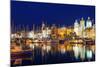 Mediterranean Europe, Malta, the Three Cities, Vittoriosa (Birgu), Grand Harbour Marina-Christian Kober-Mounted Photographic Print