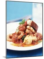 Mediterranean Fish and Seafood Stew-null-Mounted Photographic Print