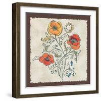 Mediterranean Flair II-Daphne Brissonnet-Framed Art Print