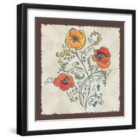 Mediterranean Flair II-Daphne Brissonnet-Framed Art Print