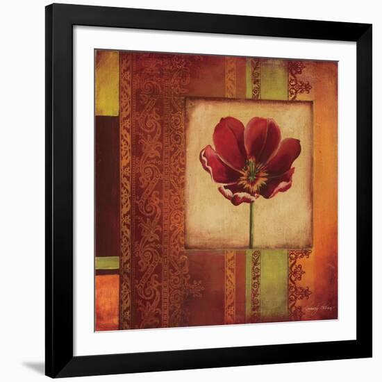 Mediterranean Floral I-Kimberly Poloson-Framed Premium Giclee Print