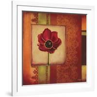 Mediterranean Floral II-Kimberly Poloson-Framed Premium Giclee Print