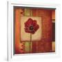 Mediterranean Floral II-Kimberly Poloson-Framed Premium Giclee Print