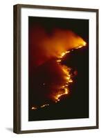 Mediterranean Forest Fire at Night, Spain-Jose B. Ruiz-Framed Photographic Print