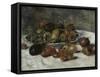 Mediterranean Fruits-Pierre-Auguste Renoir-Framed Stretched Canvas