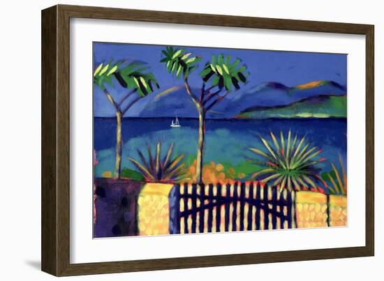 Mediterranean Garden-Sara Hayward-Framed Giclee Print
