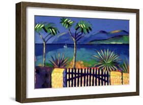 Mediterranean Garden-Sara Hayward-Framed Giclee Print