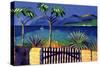 Mediterranean Garden-Sara Hayward-Stretched Canvas