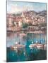 Mediterranean Harbor II-Peter Bell-Mounted Art Print