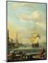 Mediterranean Harbor-Abraham Storck-Mounted Art Print