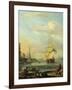 Mediterranean Harbor-Abraham Storck-Framed Art Print