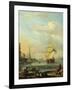 Mediterranean Harbor-Abraham Storck-Framed Art Print