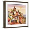 Mediterranean I-Warren Cullar-Framed Art Print