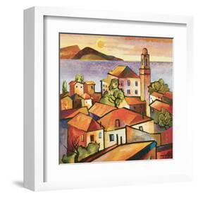 Mediterranean II-Warren Cullar-Framed Art Print