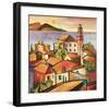 Mediterranean II-Warren Cullar-Framed Art Print