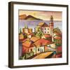 Mediterranean II-Warren Cullar-Framed Art Print