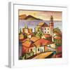 Mediterranean II-Warren Cullar-Framed Art Print