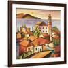 Mediterranean II-Warren Cullar-Framed Art Print