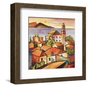 Mediterranean II-Warren Cullar-Framed Art Print