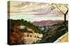 Mediterranean Landscape, C1823-1870-Prosper Merimee-Stretched Canvas