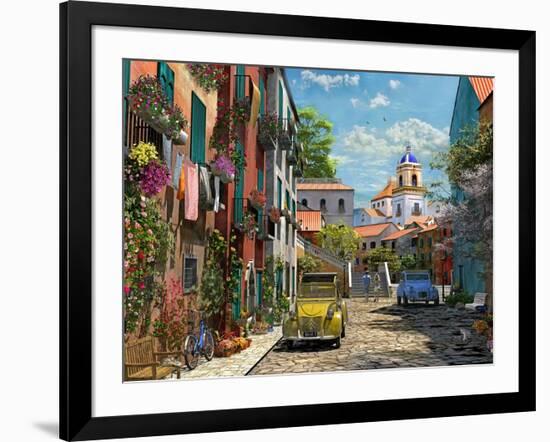 Mediterranean Morning 2 Copy-Dominic Davison-Framed Art Print