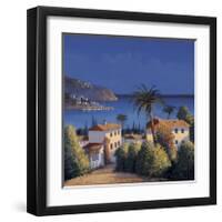 Mediterranean Morning Shadows I-David Short-Framed Giclee Print