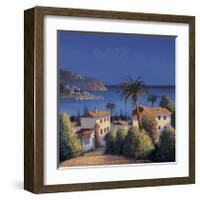 Mediterranean Morning Shadows I-David Short-Framed Giclee Print