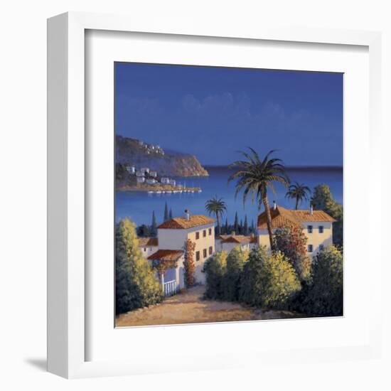 Mediterranean Morning Shadows I-David Short-Framed Giclee Print