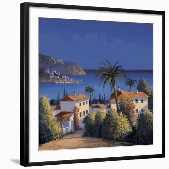 Mediterranean Morning Shadows I-David Short-Framed Giclee Print