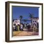Mediterranean Morning Shadows II-David Short-Framed Giclee Print