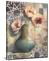 Mediterranean Poppies III-Louise Montillio-Stretched Canvas