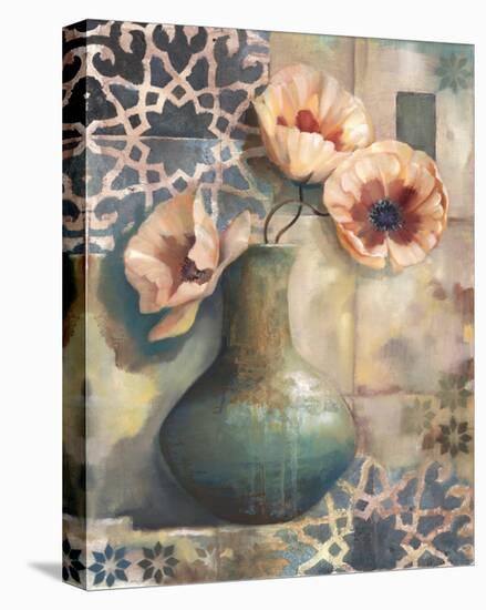 Mediterranean Poppies III-Louise Montillio-Stretched Canvas