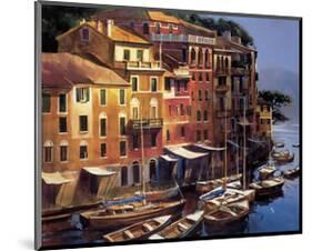 Mediterranean Port-Michael O'Toole-Mounted Giclee Print