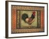 Mediterranean Rooster I-Kimberly Poloson-Framed Art Print