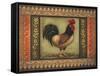 Mediterranean Rooster I-Kimberly Poloson-Framed Stretched Canvas