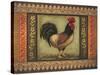 Mediterranean Rooster I-Kimberly Poloson-Stretched Canvas