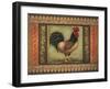 Mediterranean Rooster I-Kimberly Poloson-Framed Art Print