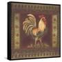 Mediterranean Rooster II-Kimberly Poloson-Framed Stretched Canvas