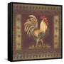 Mediterranean Rooster II-Kimberly Poloson-Framed Stretched Canvas