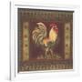 Mediterranean Rooster II-Kimberly Poloson-Framed Art Print