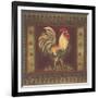 Mediterranean Rooster II-Kimberly Poloson-Framed Art Print