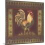 Mediterranean Rooster II-Kimberly Poloson-Mounted Art Print
