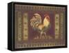 Mediterranean Rooster II-Kimberly Poloson-Framed Stretched Canvas