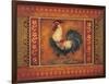 Mediterranean Rooster III-Kimberly Poloson-Framed Art Print