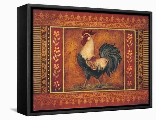 Mediterranean Rooster III-Kimberly Poloson-Framed Stretched Canvas