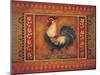 Mediterranean Rooster III-Kimberly Poloson-Mounted Art Print