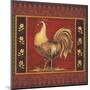 Mediterranean Rooster IV-Kimberly Poloson-Mounted Art Print